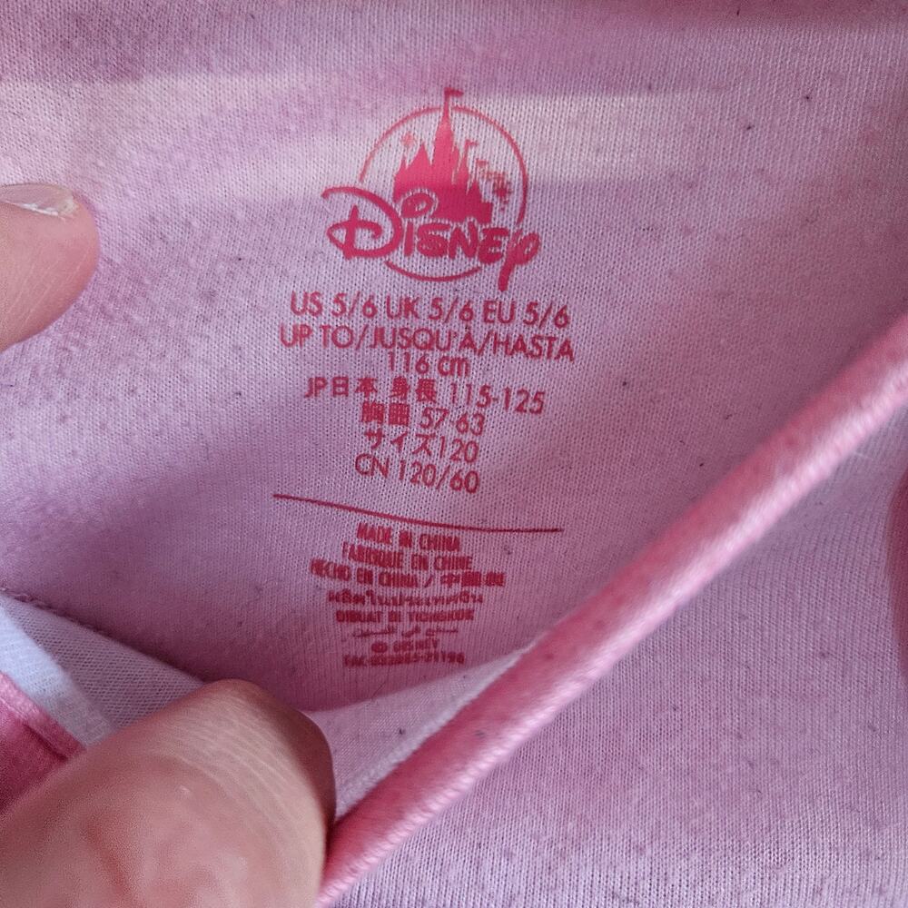 Disney Girls Size 5/6 Minnie Mouse & Kitty Pajama Dress Pink Ruffle Nightie - Picture 5 of 5